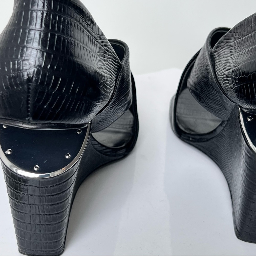 Alexander Wang Black cut out Wedge Heel - Picture 5 of 10